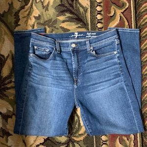 7 FAM high waist ankle Gwenevere size 31